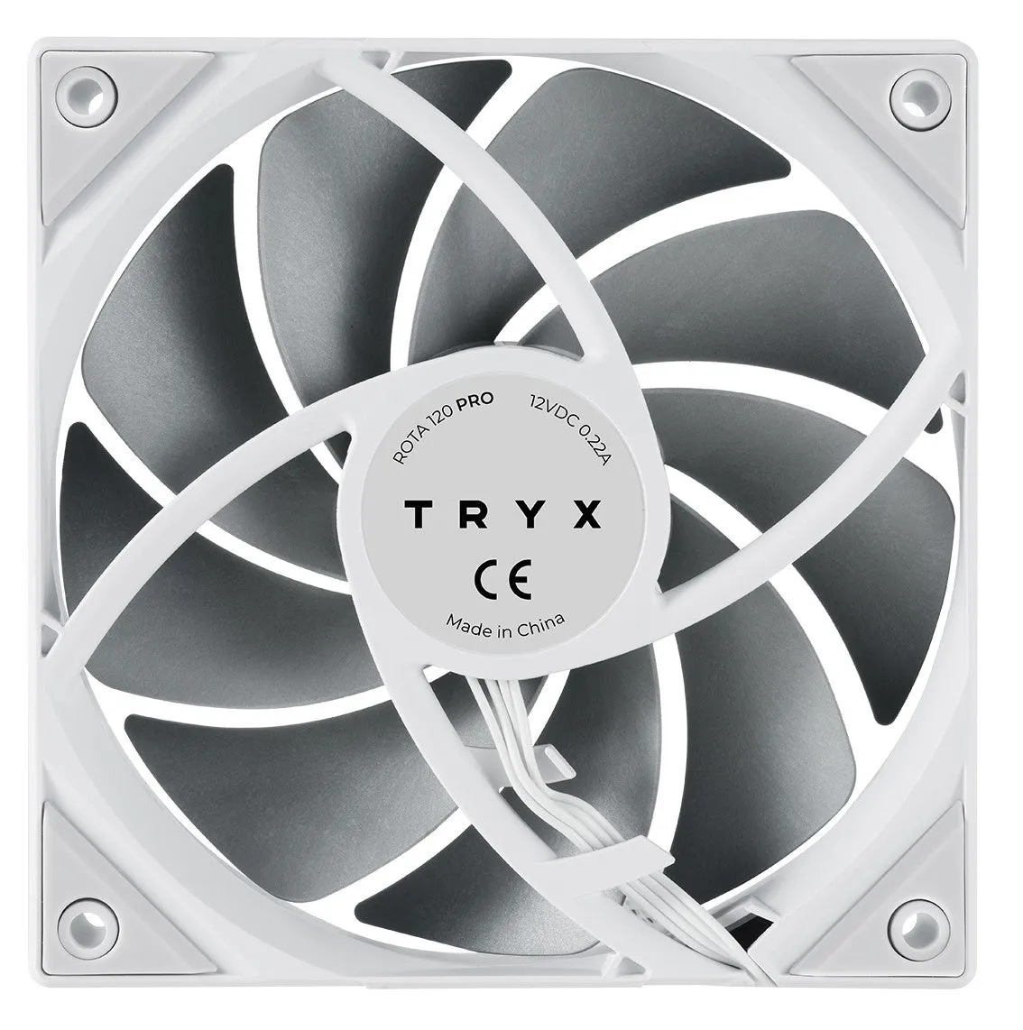 [推廣] TRYX ROTA Pro 120 White 白色 LCP Performance Case Fan TH-TROP12W