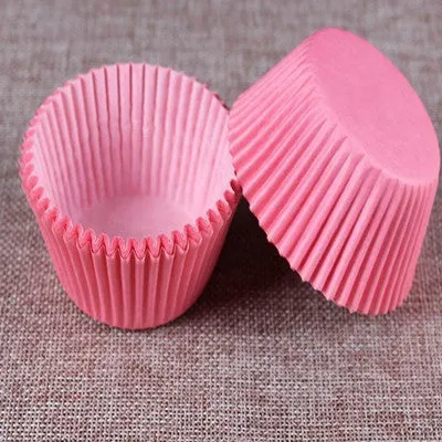 100pcs/Lot Rainbow Color Paper Cupcake Mold Muffin Cupcake Paper Cups Tray Baking Decorating Tools Pastry Molds Bakeware