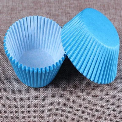 100pcs/Lot Rainbow Color Paper Cupcake Mold Muffin Cupcake Paper Cups Tray Baking Decorating Tools Pastry Molds Bakeware