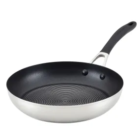 10.25-Inch Stainless Steel and Hybrid Nonstick Frying Pan