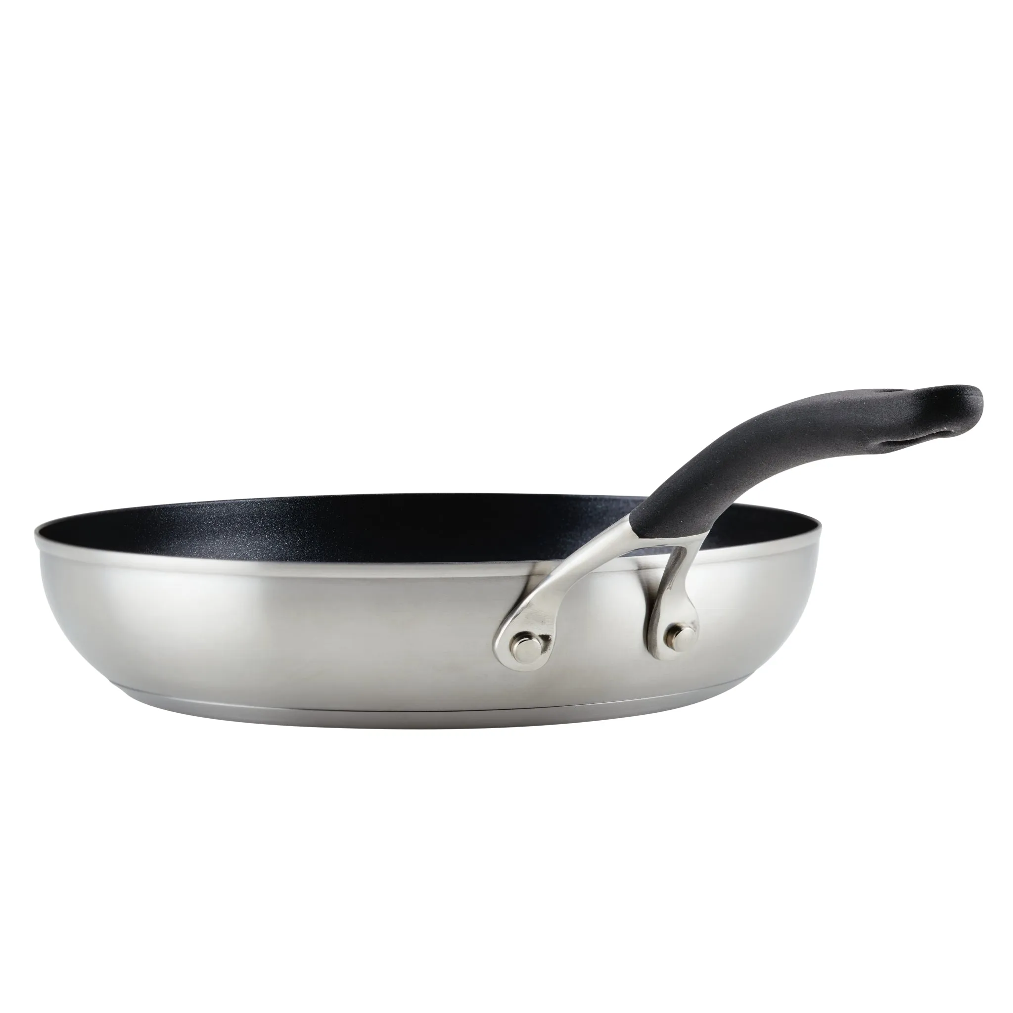 10.25-Inch Stainless Steel and Hybrid Nonstick Frying Pan