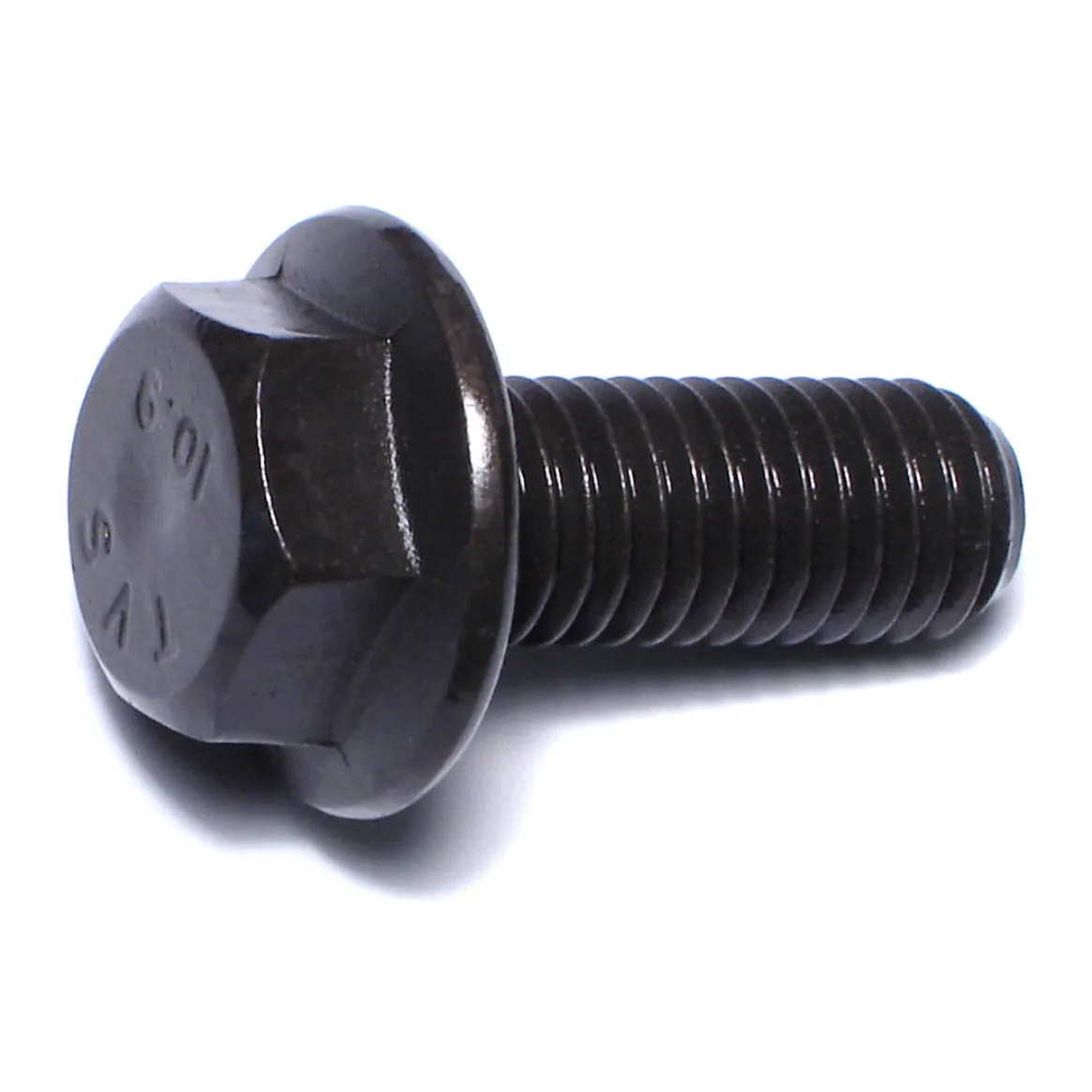 10mm-1.5 x 25mm Black Phosphate Class 10.9 Steel Coarse Thread Hex Washer Head Flange Bolts