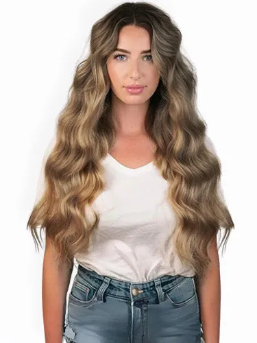 #12 Rich Brown｜Luxury, Russian-Mongolian, Tape Extensions