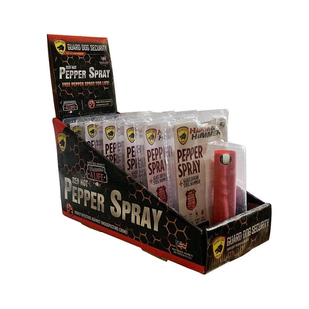 12 Units Harm & Hammer Hard Case Pepper Sprays