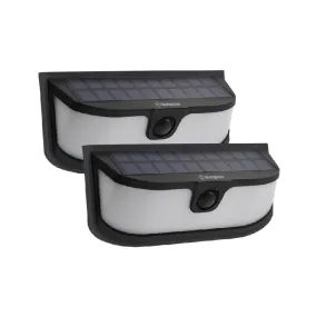 1200 Lumen Solar Security Light Set, 2 Pack