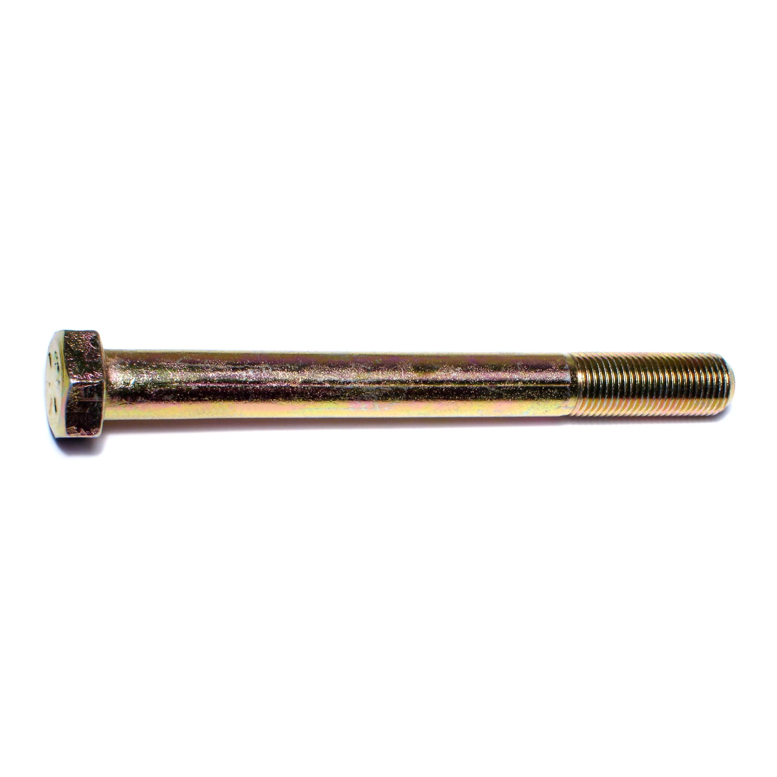 1/2"-20 x 5" Zinc Plated Grade 8 Hex Cap Screws (10 pcs)