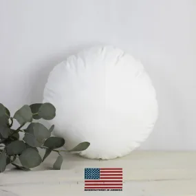 13" | Round Pillows Insert | Indoor Outdoor Hypoallergenic Polyester Pillow Insert | Quality Insert | Round Pillow Form | Round Pillow