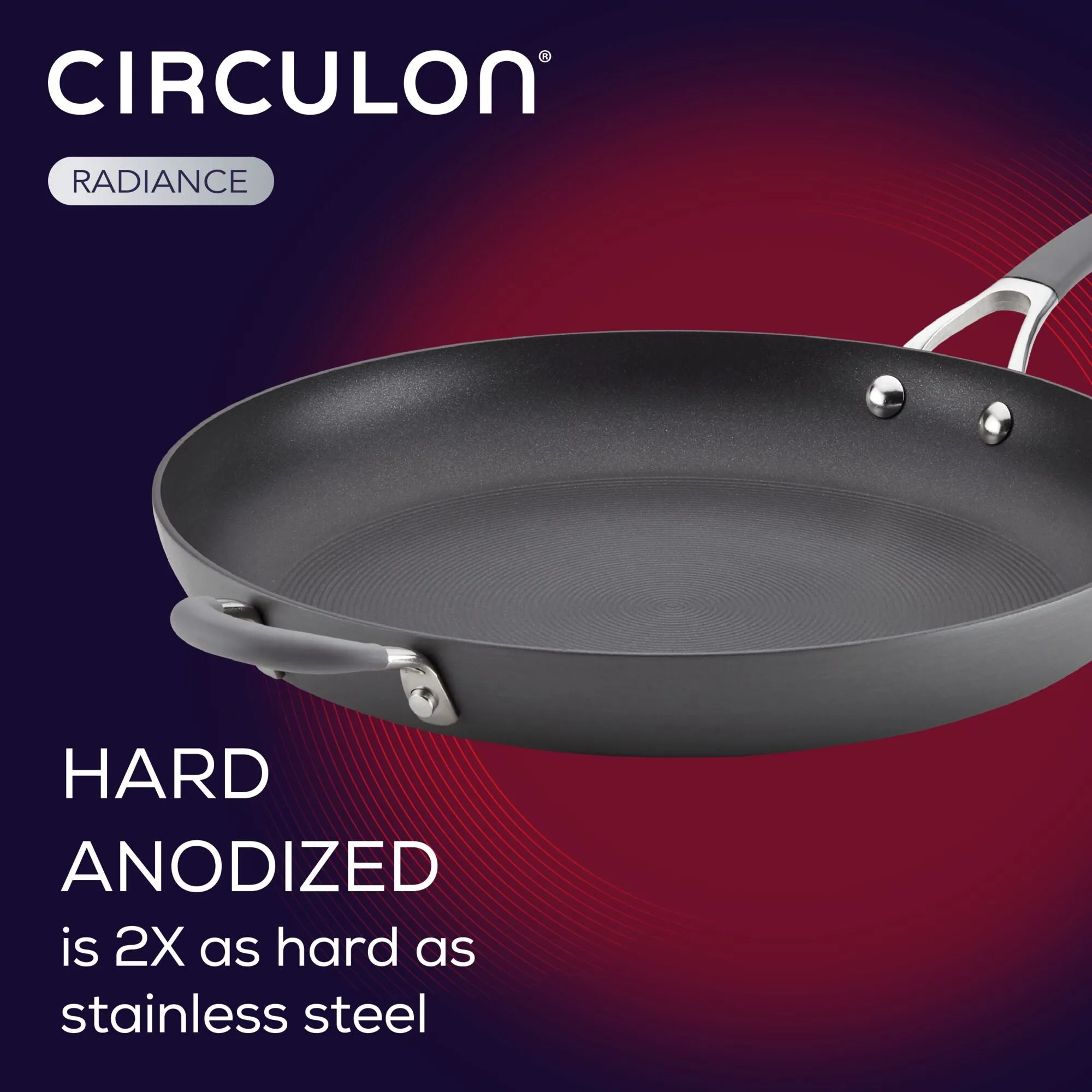 14-Inch Hard Anodized Frying Pan