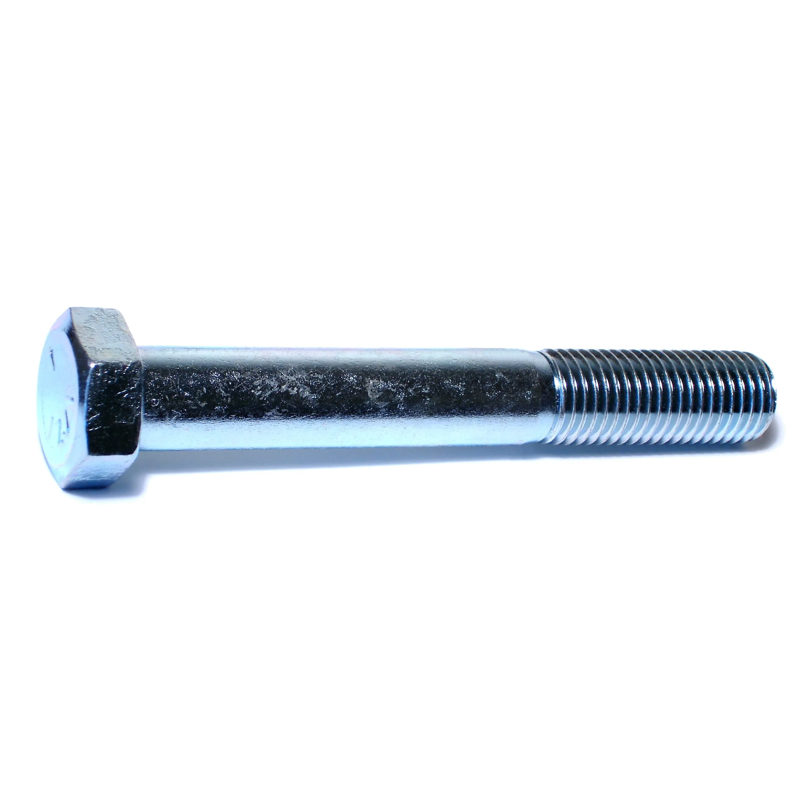 1"-8 x 7" Zinc Plated Grade 5 Steel Coarse Thread Hex Cap Screws (5 pcs.)