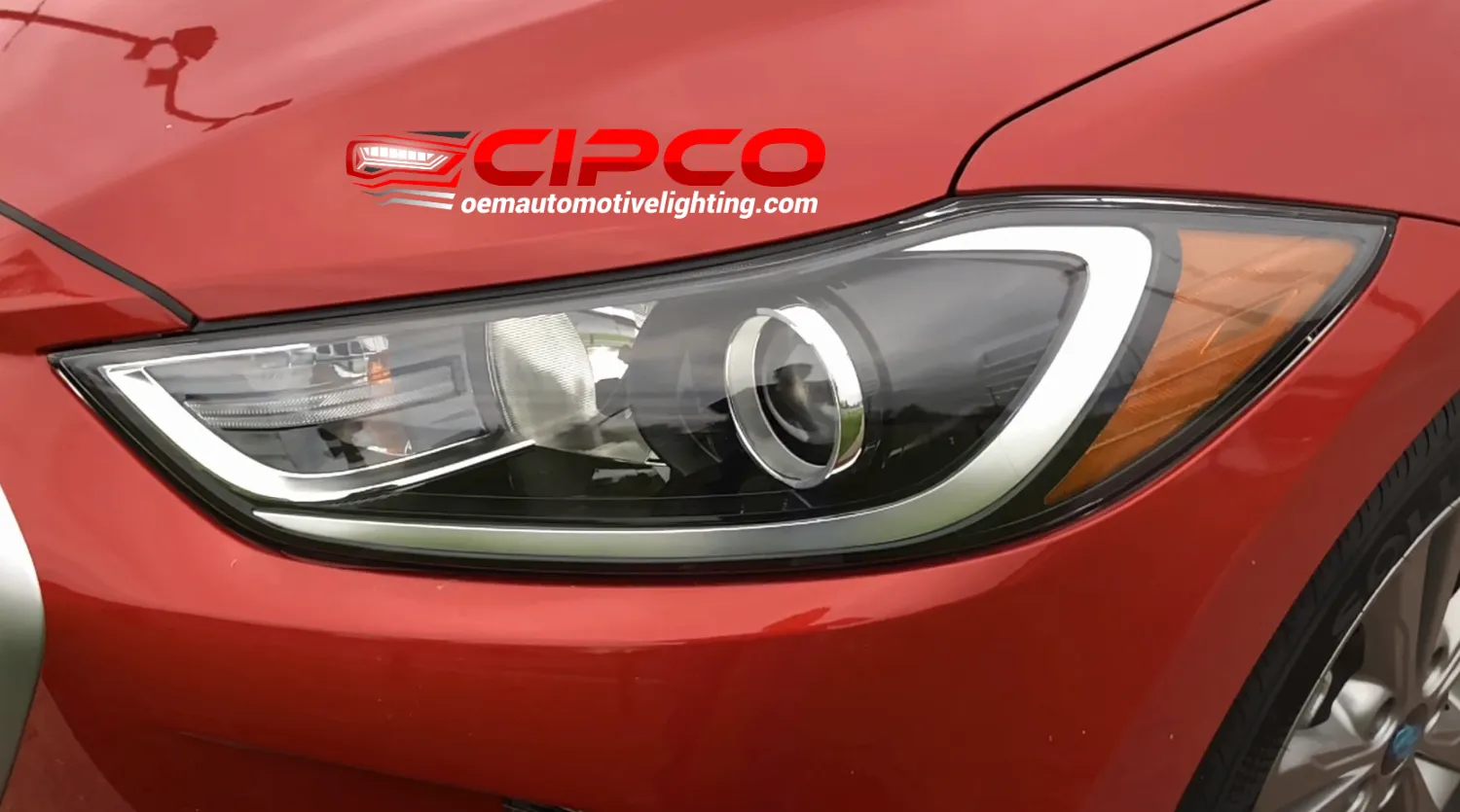 2017 Hyundai Elantra Left Driver Side Headlight | Headlamp | Part # 92101F2050