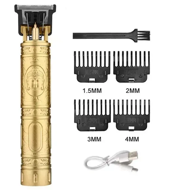 2024 New Vintage T9 Hair Cutting Machine Men's Electric Shaver Rechargeable Hair Trimmer Beard Clipper Barber Hair Cut Hot Sale