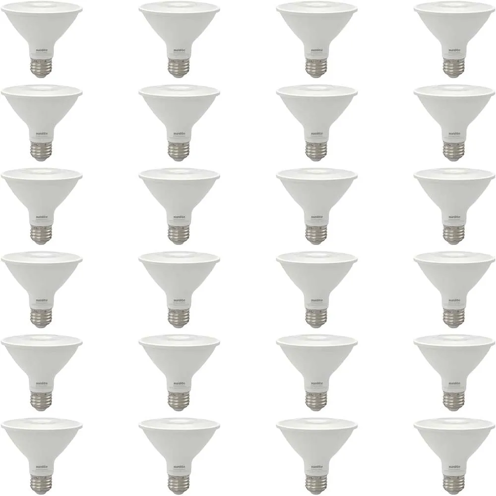 24Pk - Sunlite 9w LED PAR30 Reflector Floodlight 5000K Bulb - 75W Equiv