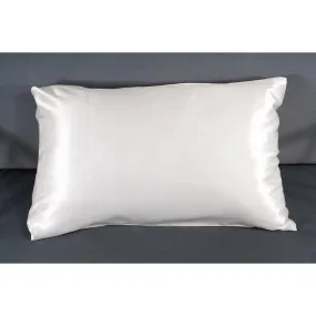 25 momme silk pillowcase - queen - envelope - white - In Stock