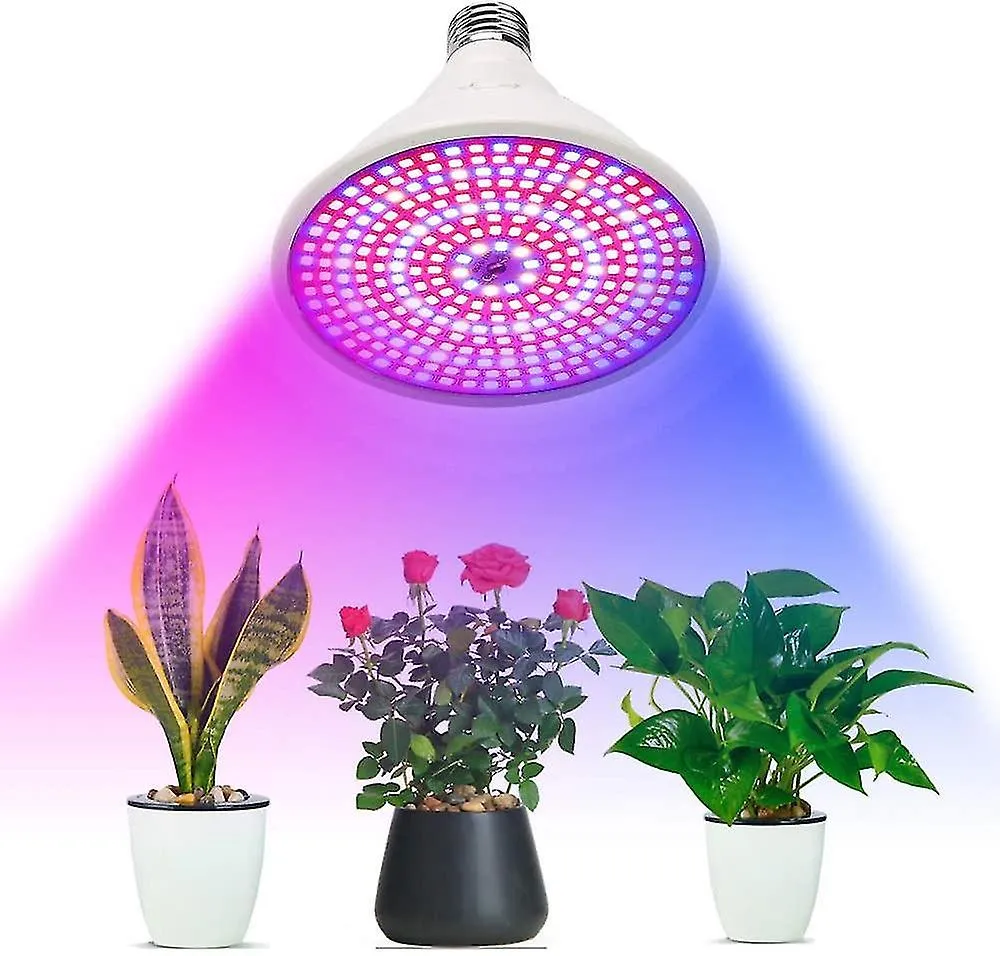 2Pcs 80 LEDs B22 LED Grow Light Bulb For Indoor Plants - Full Spectrum Lamp Garden Decorate AZ22604