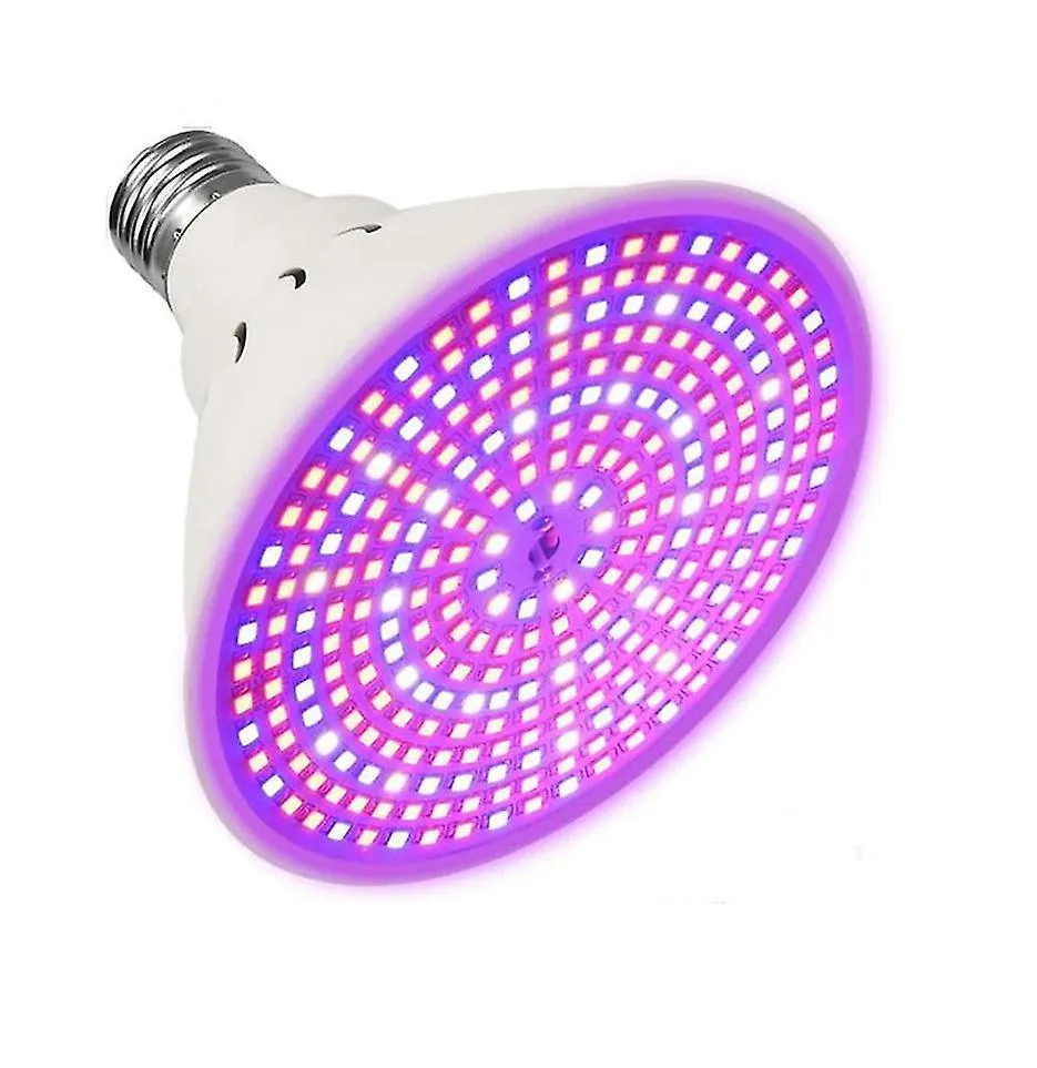 2Pcs 80 LEDs B22 LED Grow Light Bulb For Indoor Plants - Full Spectrum Lamp Garden Decorate AZ22604