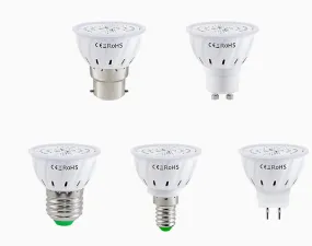 2Pcs 80 LEDs B22 LED Grow Light Bulb For Indoor Plants - Full Spectrum Lamp Garden Decorate AZ22604