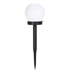 2pcs white light Solar LED round bulb light, outdoor garden decoration plug-in light AZ15467