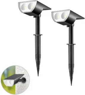 2x16LED Solar Landscape Spotlight #1329