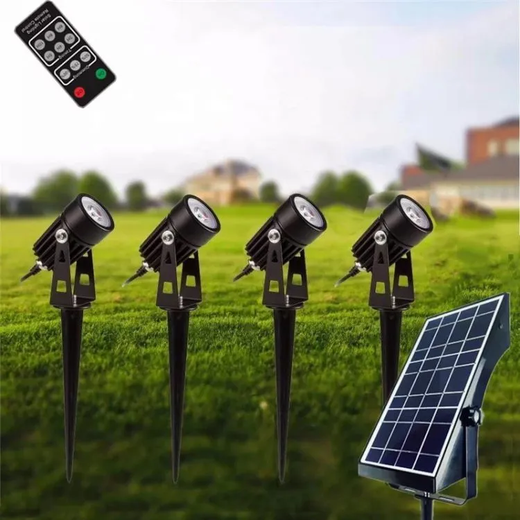 4 LED Solar Spike light