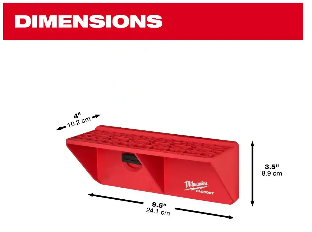 48-22-8341 Milwaukee PACKOUT Screwdriver Rack