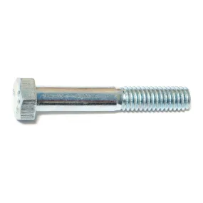 5/16"-18 x 2" Zinc Grade 2 / A307 Hex Bolts (10 pcs.)