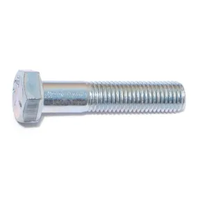 5/16"-24 x 1-1/2" Zinc Plated Grade 5 Steel Fine Thread Hex Cap Screws