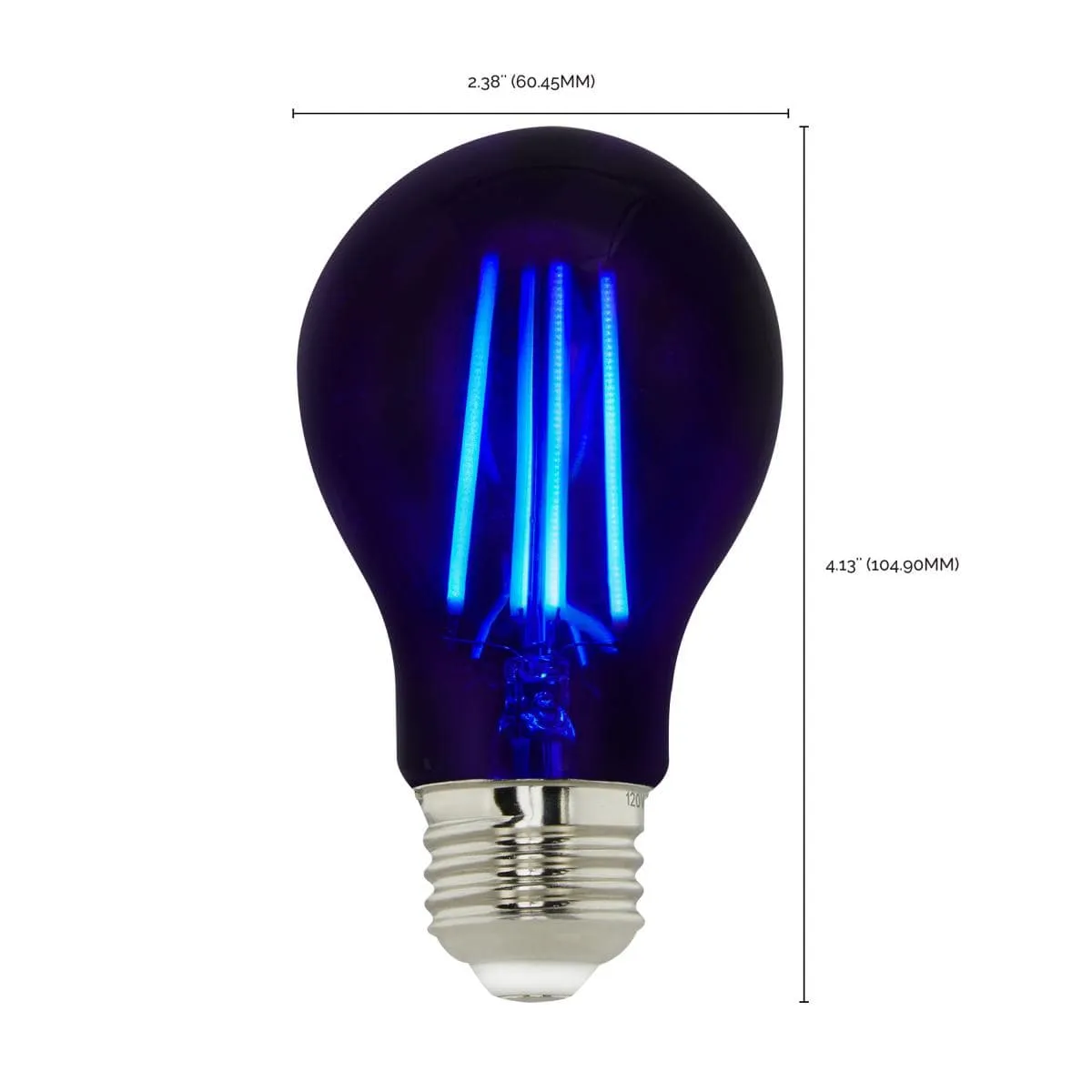 6.5 Watt; LED A19; Black Light Bulb; Medium Base; 120 Volt