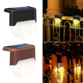 6Pcs Outdoor IP55 Waterproof  LED Solar Stair Lamp