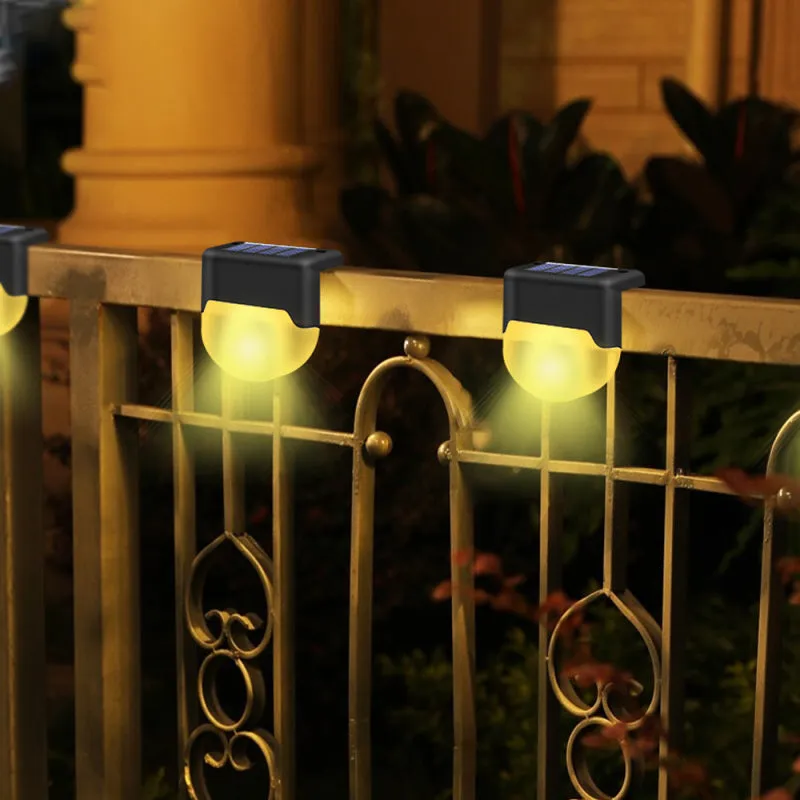 6Pcs Outdoor IP55 Waterproof  LED Solar Stair Lamp