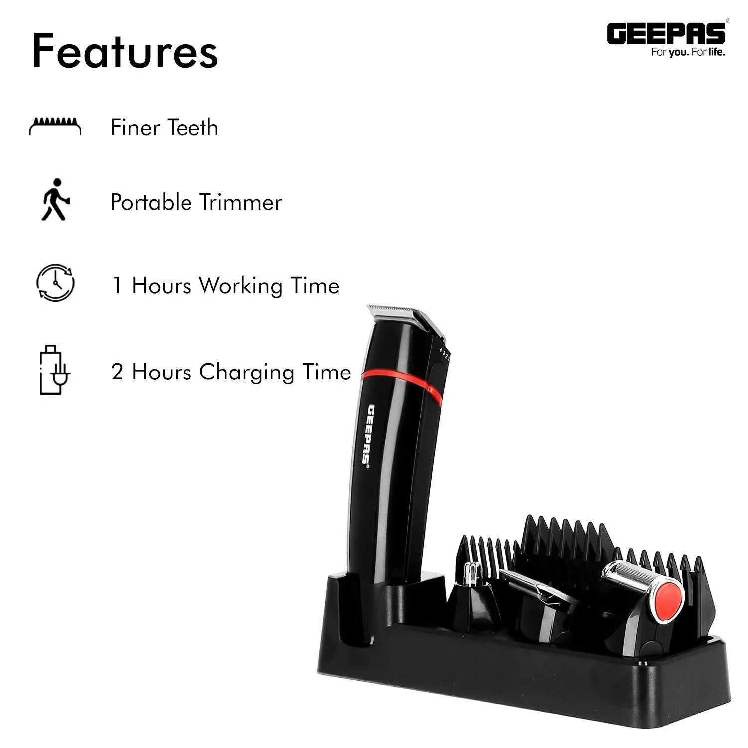 7-in-1 Rechargeable Men's Trimmer Grooming Kit