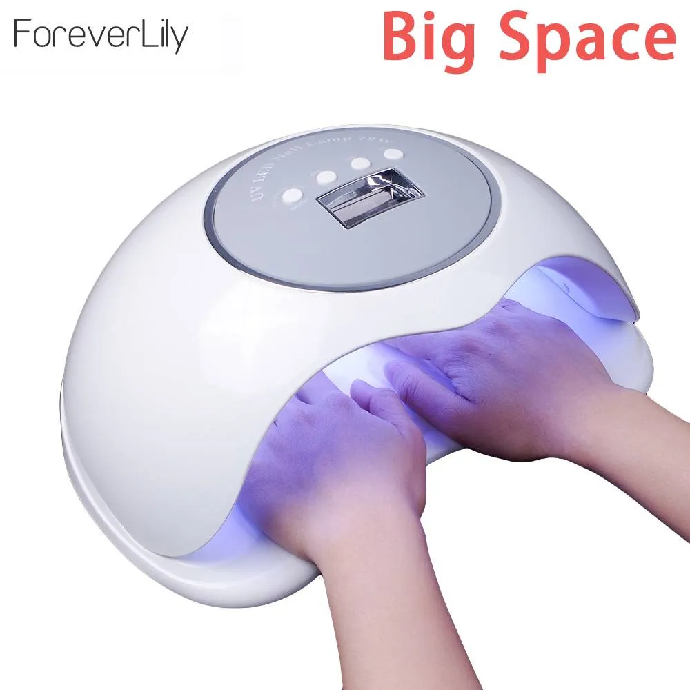 72W UV Lamp LED Nail Lamps High Power For Nails All Gel Polish Nail Dryer