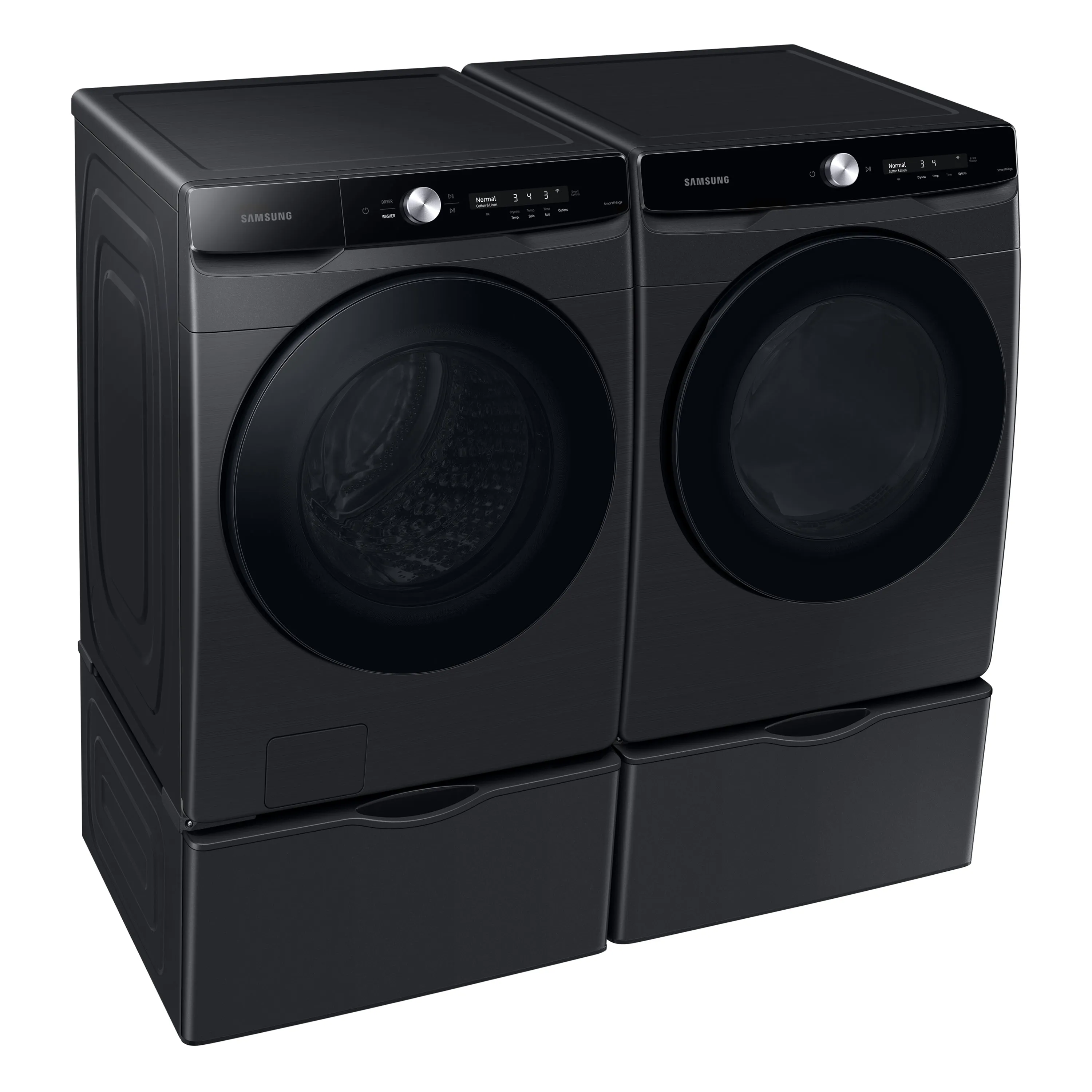 7.5 cu. ft. Smart Dial Gas Dryer with Super Speed Dry in Brushed Black - (DVG50A8600V)