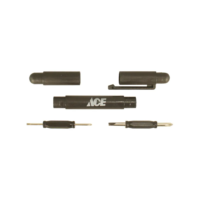 Ace Phillips/Slotted 4-in-1 Pocket Screwdriver 6 in.