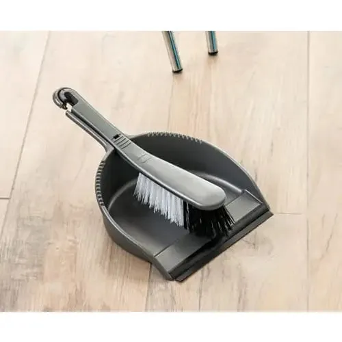 Addis Dustpan And Brush Set - Stiff Head - Various Colours