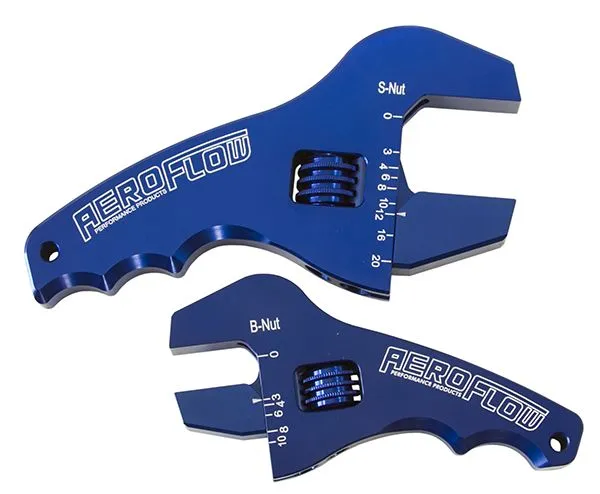 Adjustable Grip AN Wrench Kit, Blue AF98-2039