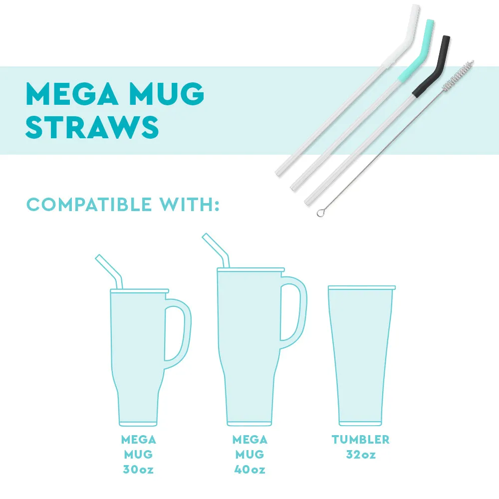 All American Reusable Straw Set Mega Mugs