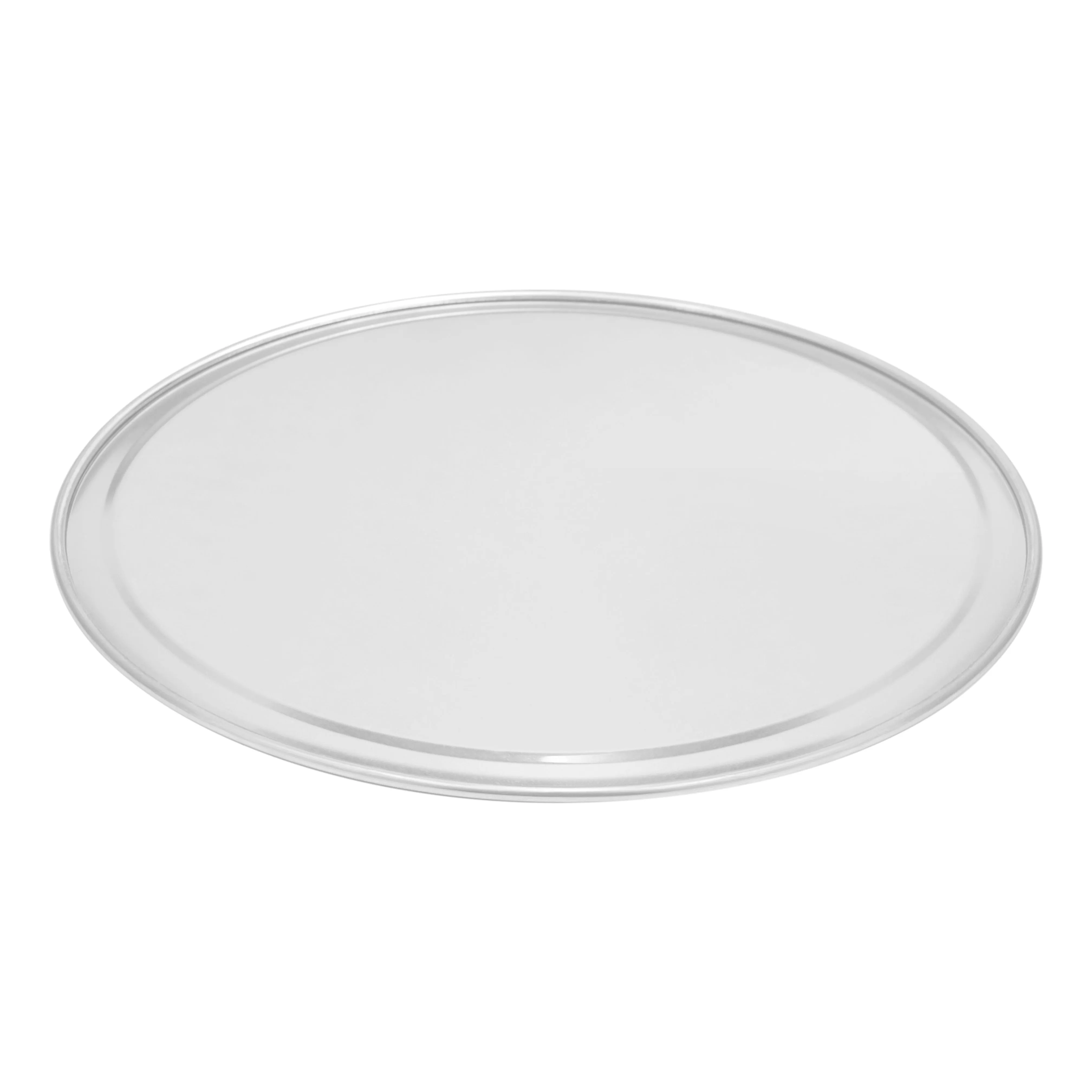 Anygleam 10 Inches Pizza Tray Aluminum Round Rimmed Non stick Metallic Dish Cake Baking Pan for Kitchen