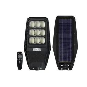 Automatic Solar Street Light Waterproof Road Lights for Home Garden with Remote Control (100W)