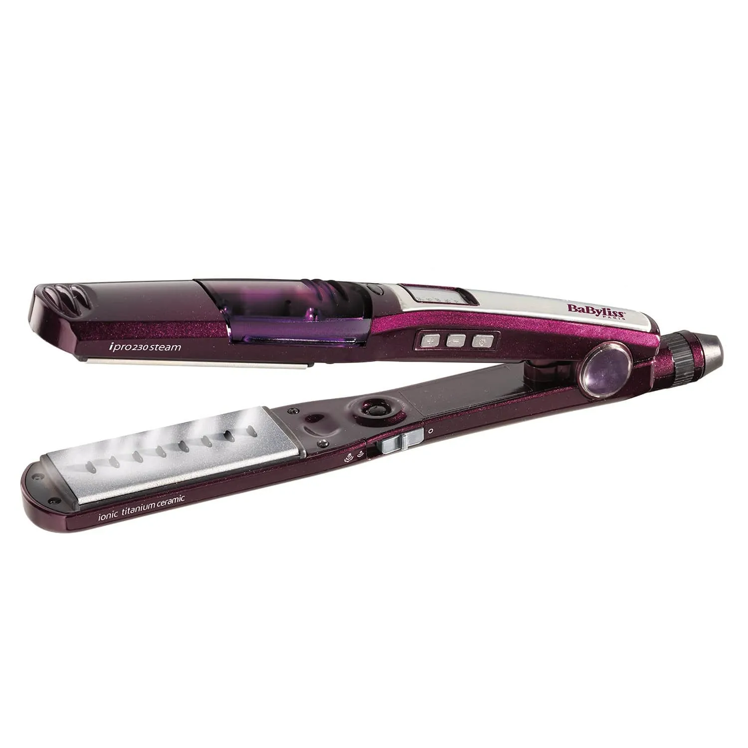 BaByliss Ipro 230 Steam Hair Straightener with Free Mini Travel Straightener