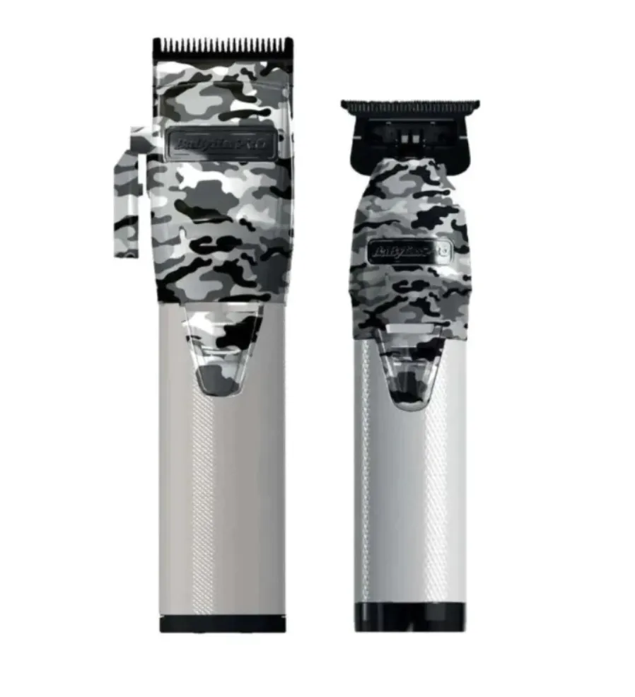 BABYLISSPRO LIMITEDFX COLLECTION EDITION CAMO METAL LITHIUM CLIPPER AND TRIMMER COMBO #FXHOLPK2CAM