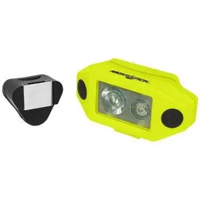 BAYCO - X-Series Intrinsically Safe - Low-Profile Dual-Light - Headlamp w/ Hard Hat Clip - Green