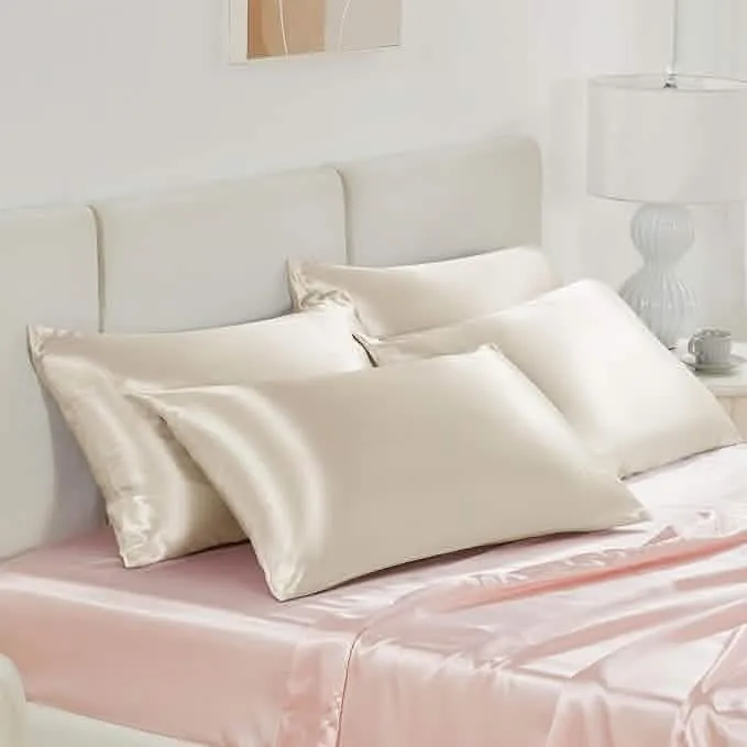 Bedsure Satin Pillowcase Satin