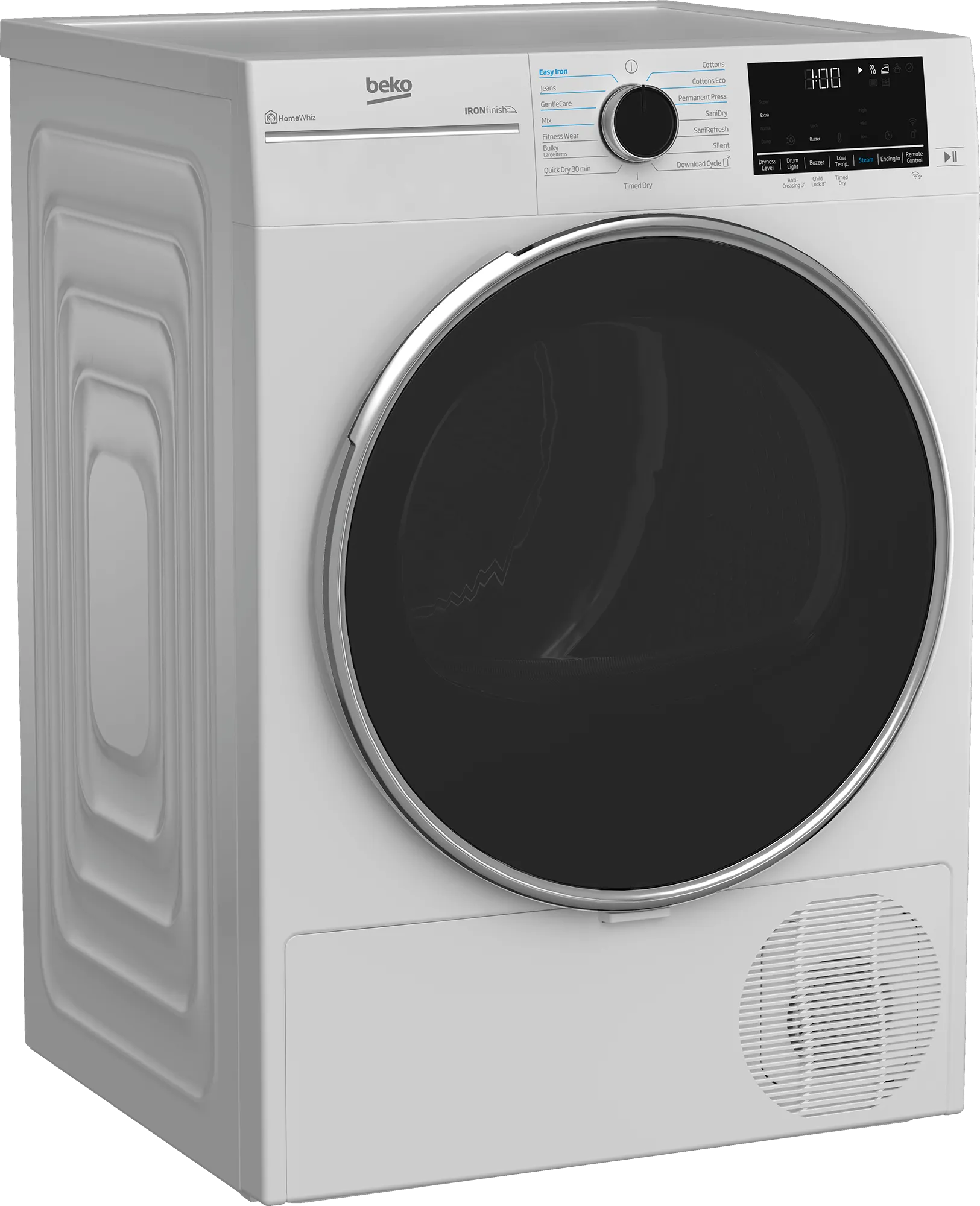 Beko HPD24414W 24" Heat Pump Ventless Front Load Dryer