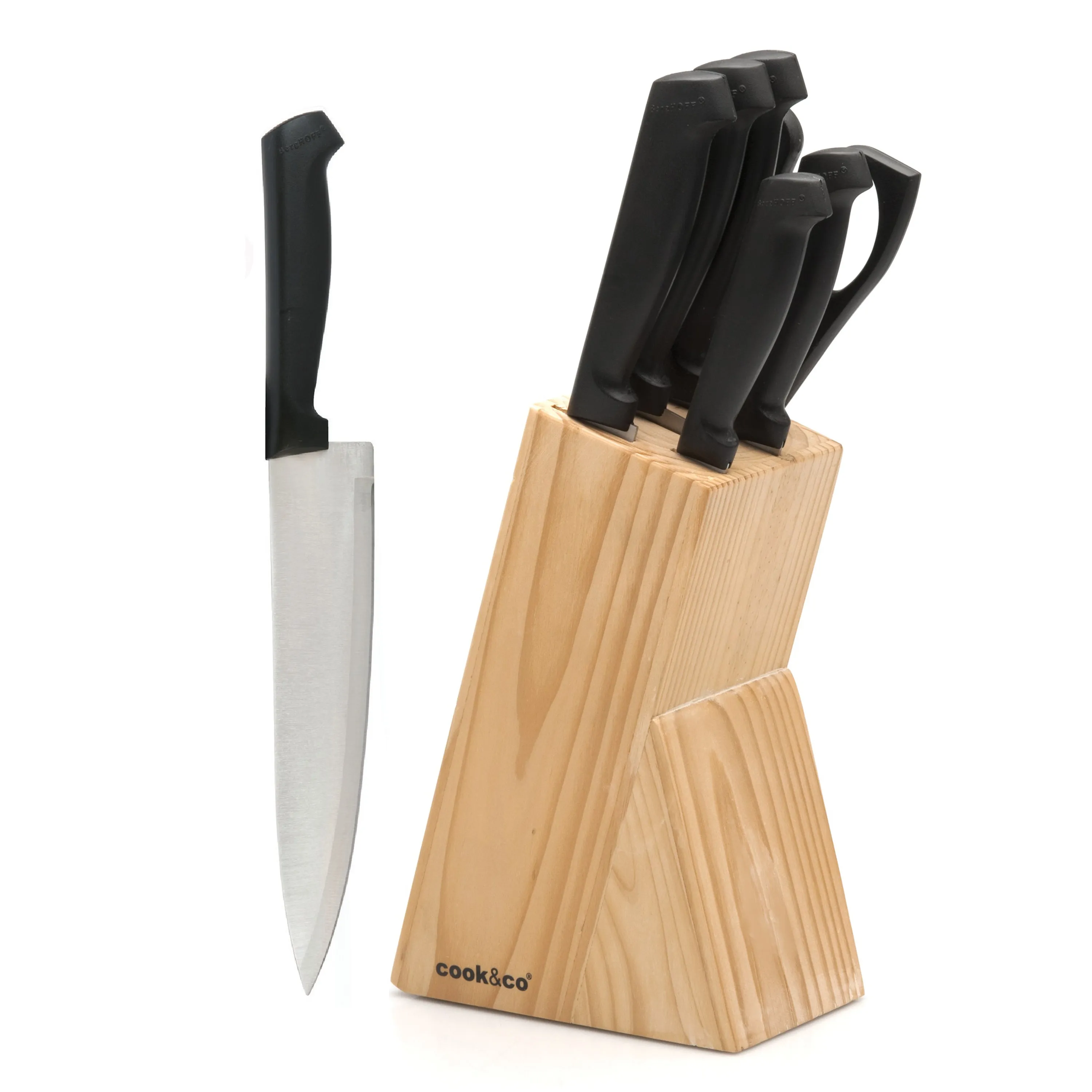 BergHOFF Ergonomic 7Pc Knife Block Set