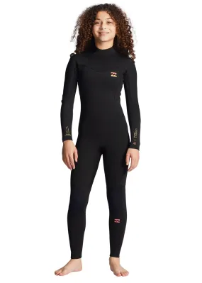 Billabong Teen Girls Synergy 3/2mm Back Zip Steamer Wetsuit