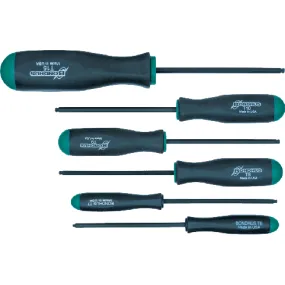 Bondhus 13546 (STX6) 6pcs Ball Star Tip Screwdriver set (Torx)