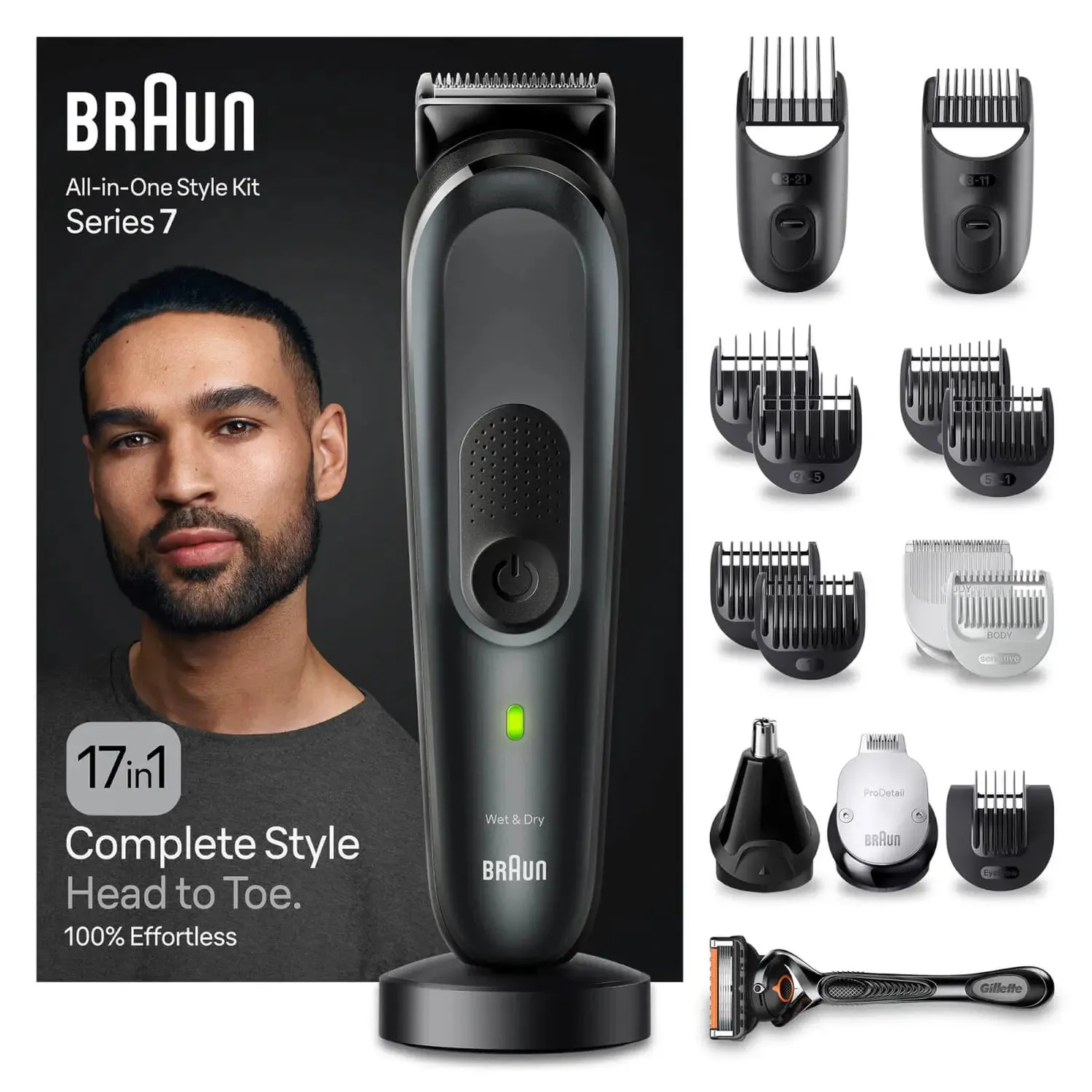 Braun All-In-One Style Kit Series 7 MGK7491, 17-in1