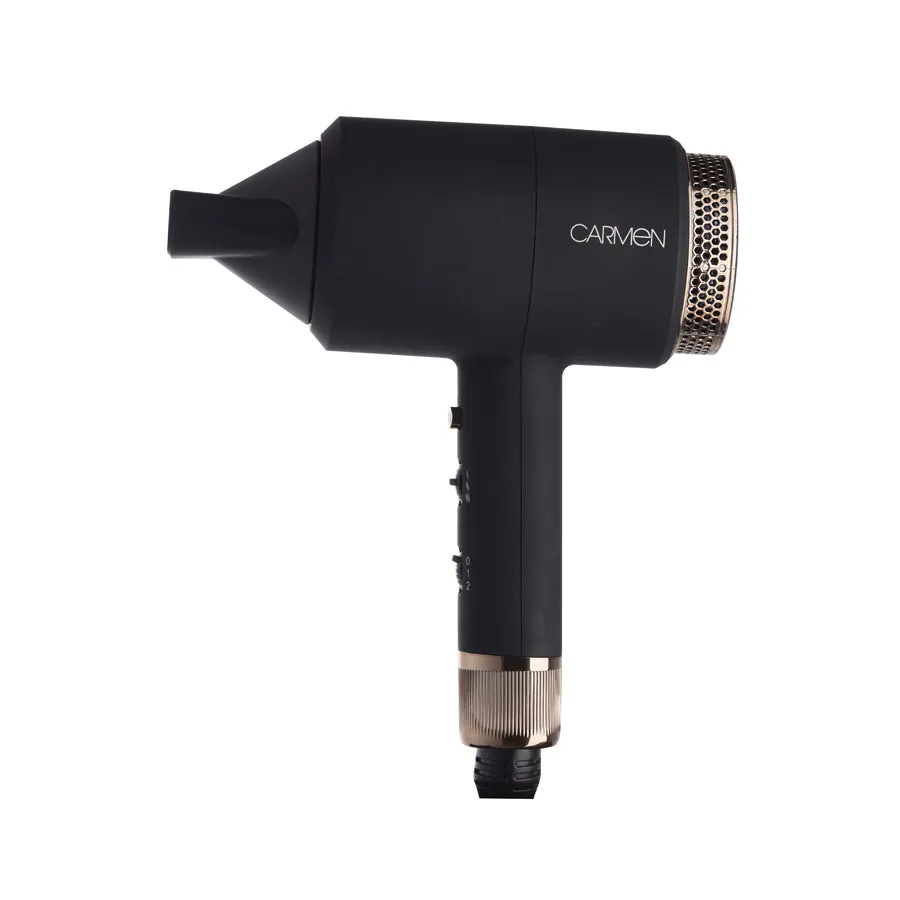 Carman Black DC Professional Hair Dryer