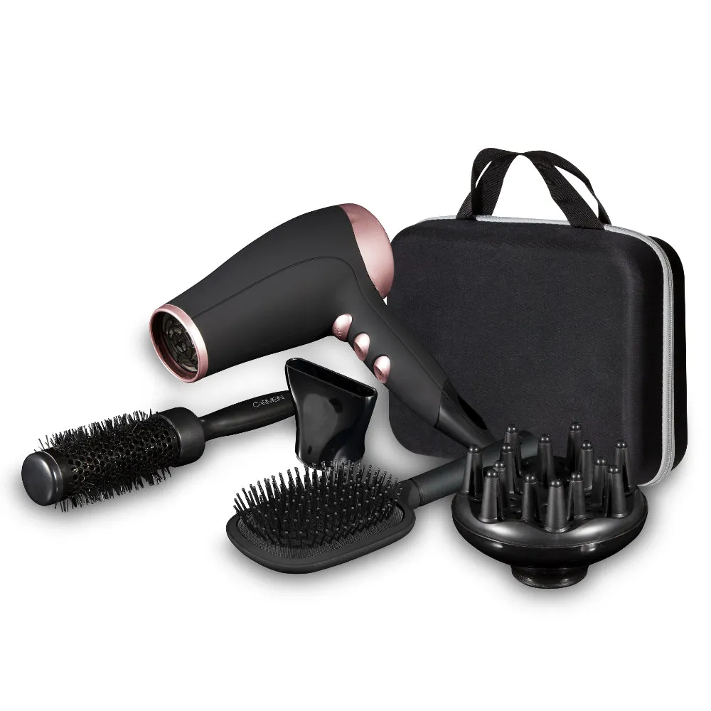 Carmen Noir Hair Dryer Set 2200w  - Black