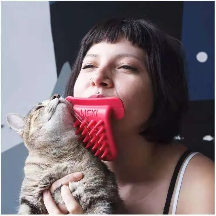 Cat interactive hair removal massage comb